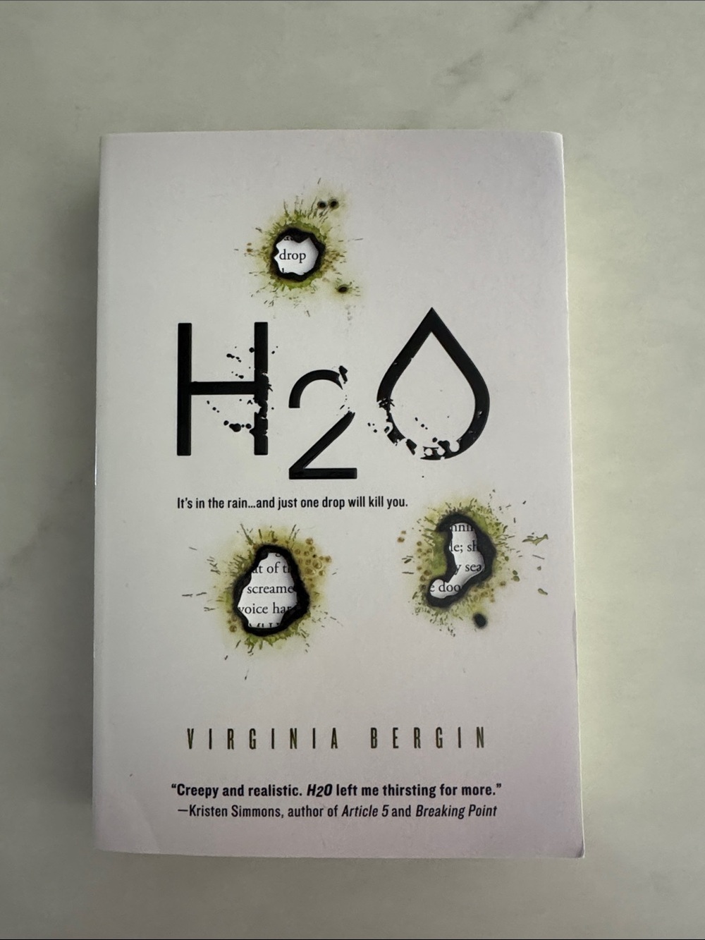 H2O by Virginia Bergin — Paperback